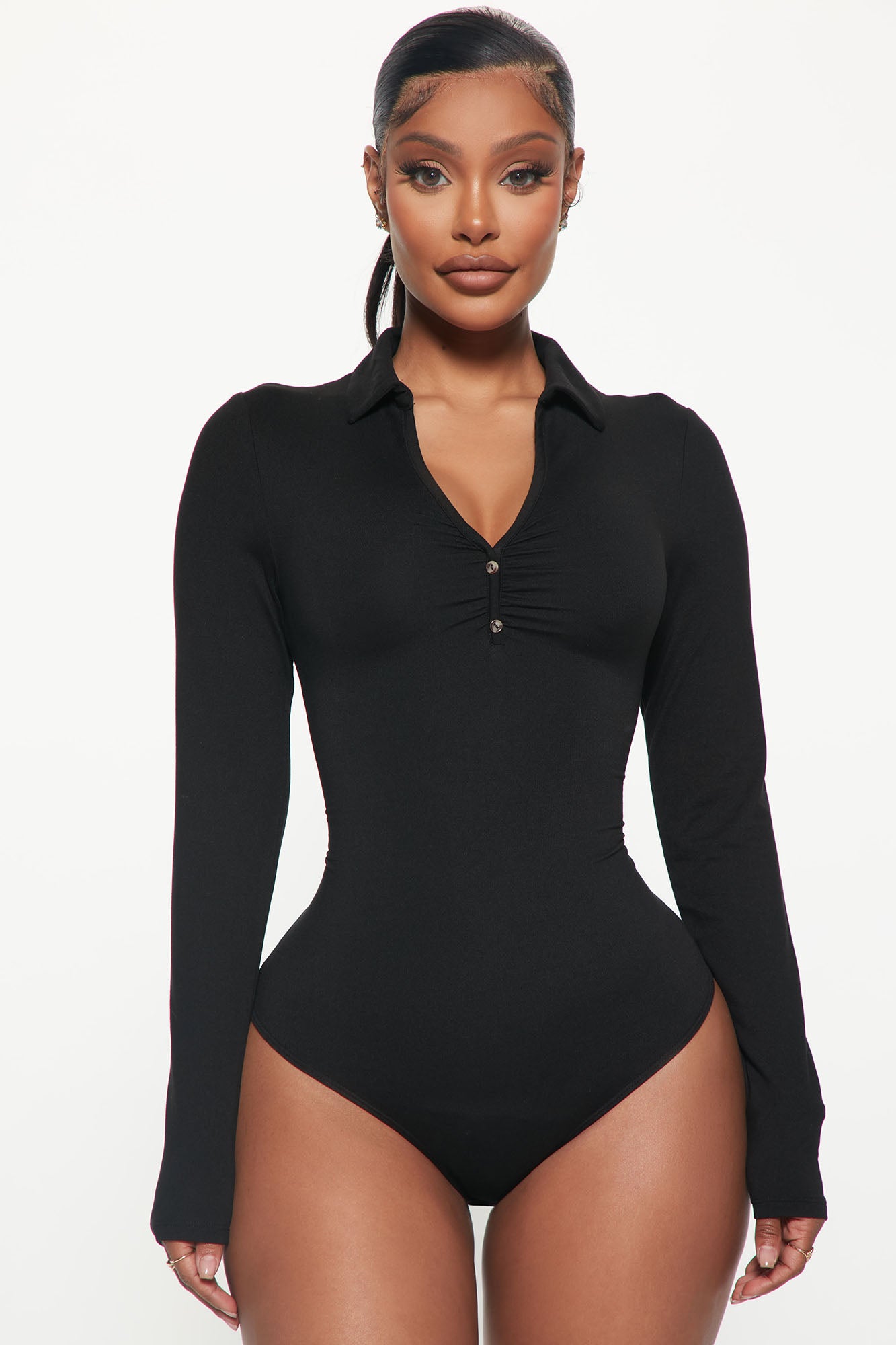 Nia Long Bodysuit - Black | Fashion Nova, Bodysuits Fashion Nova