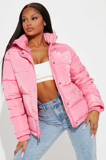 Bubblegum Pink Cropped Denim Jacket - Grace and Garment Boutique