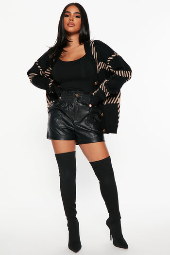 Callie High Rise Shorts - Black, Fashion Nova, Shorts