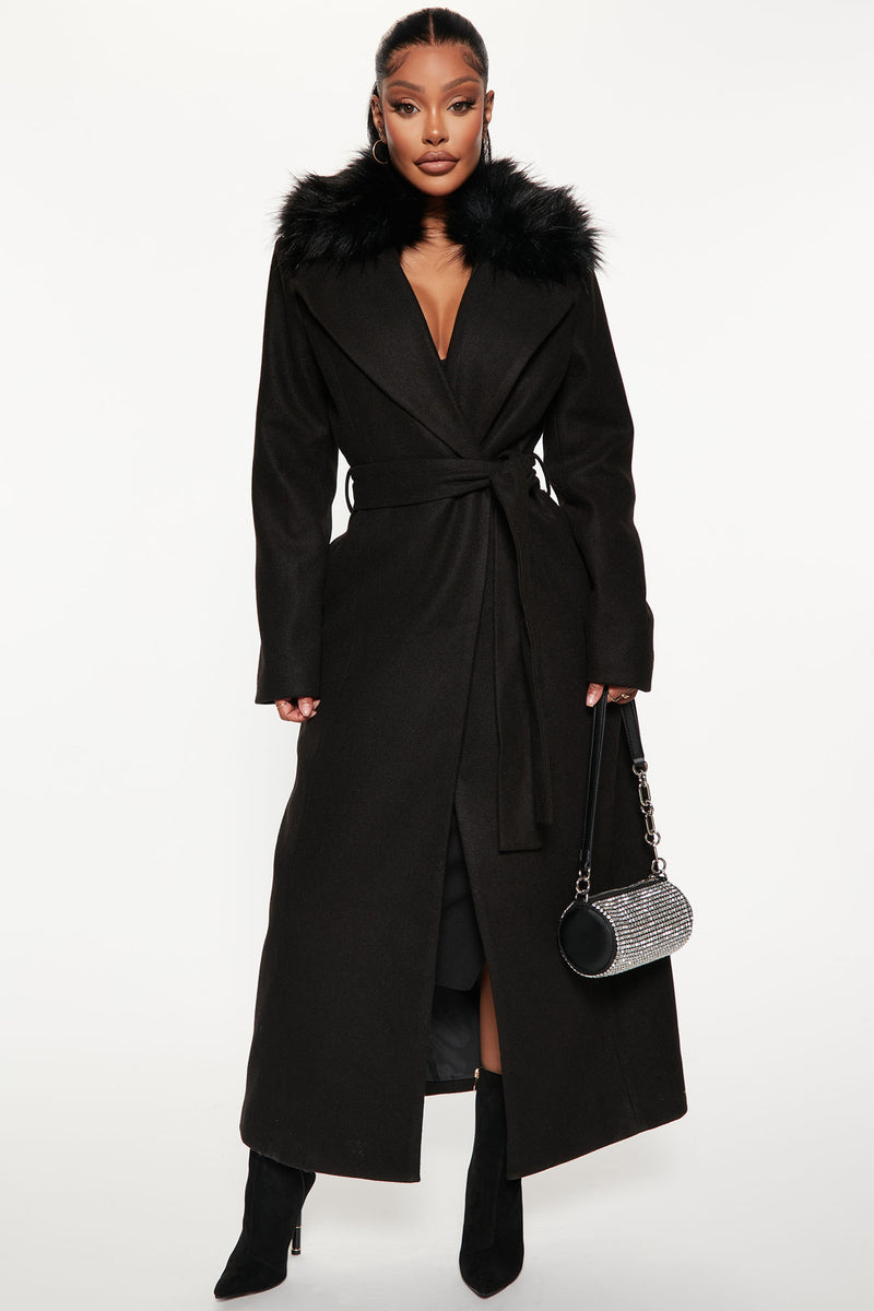 I'm A Goddess Trench Coat - Black | Fashion Nova, Jackets & Coats ...