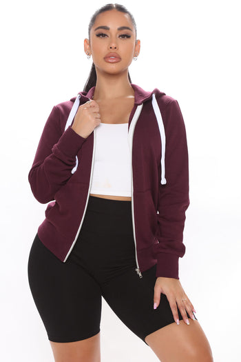 Game Night Varsity Jacket - Burgundy, Fashion Nova, Jackets & Coats