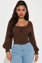 Brooklyn Crop Top - Chocolate