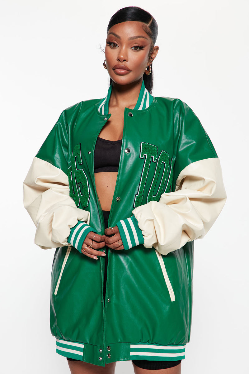 Lucky Boston Jacket - Green/combo | Fashion Nova, Jackets & Coats ...