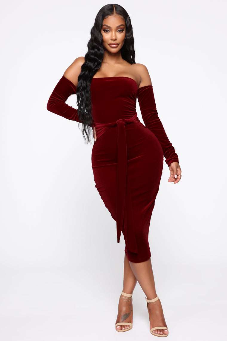 fashion nova knee length dresses