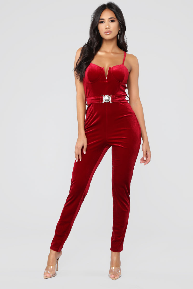 You Need To Buckle Down Jumpsuit - Burgundy | Fashion Nova, Jumpsuits ...