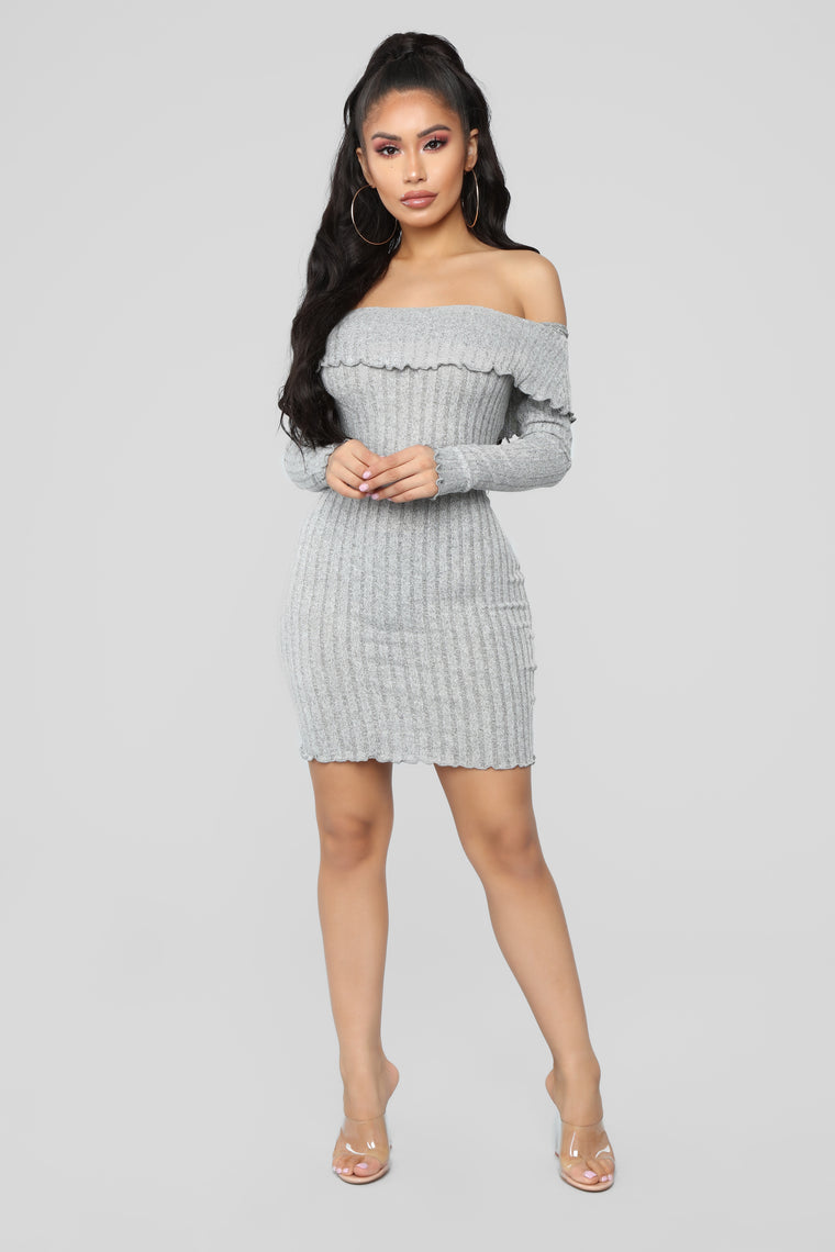 heathers off shoulder dress