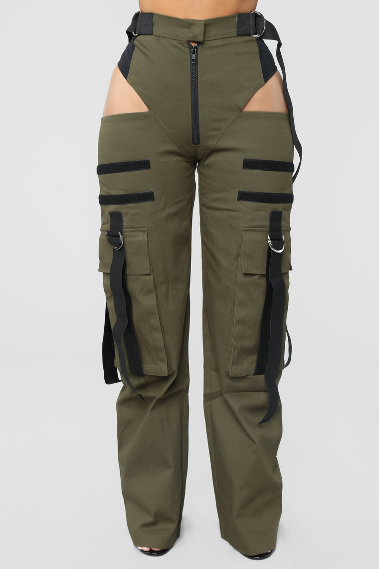 fashion nova plus size cargo pants