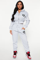 Raiders Set Up Jogger - Heather Grey