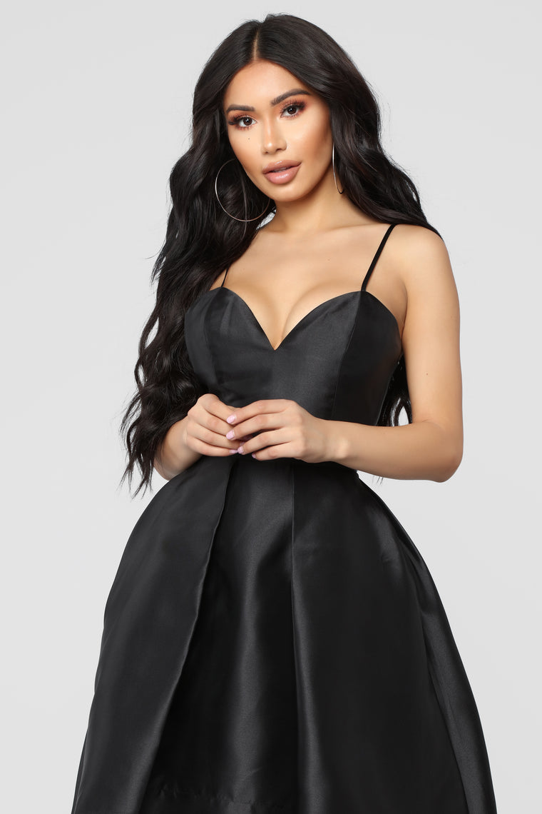 high low dress fashion nova