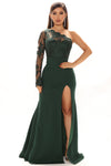 Bonita Lace Maxi Dress - Emerald