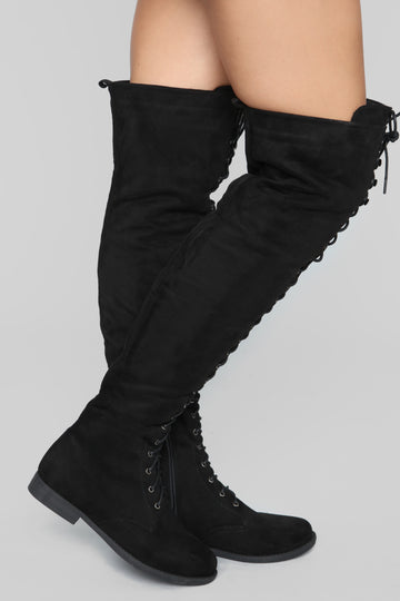 denim thigh high boots fashion nova