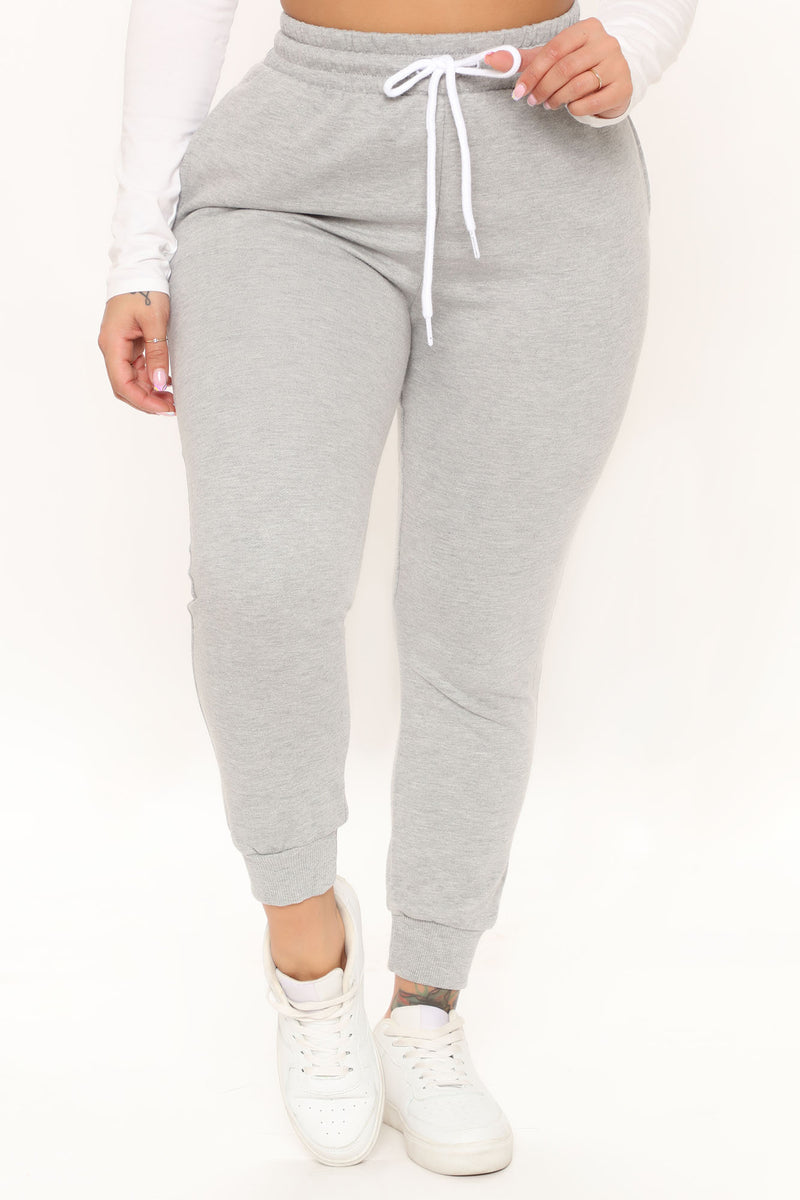 Easy As Can Be Basic Joggers - Heather Grey | Fashion Nova, Pants ...