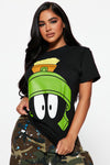 Marvin The Martian T-Shirt - Black