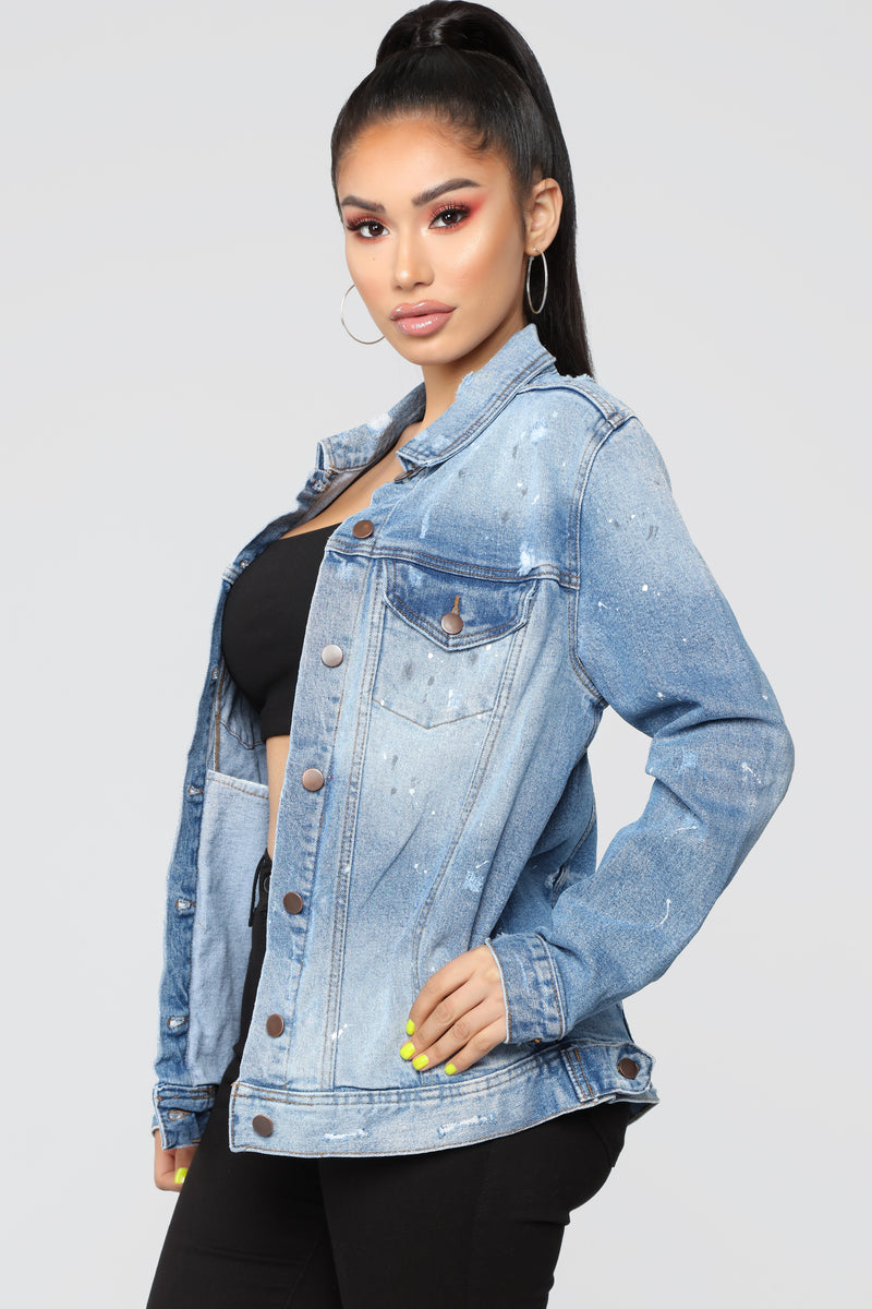 Bounce Out With That Jacket - Light Blue Wash | Fashion Nova, Jackets ...