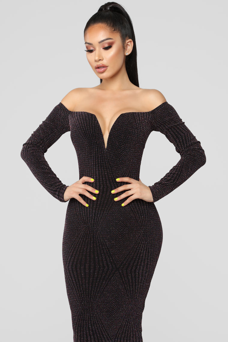 fashion nova off the shoulder dress