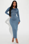 Jeanne Maxi Dress - Blue