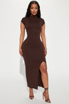 Lacey Maxi Dress - Chocolate