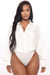 She Means Business Bodysuit - White