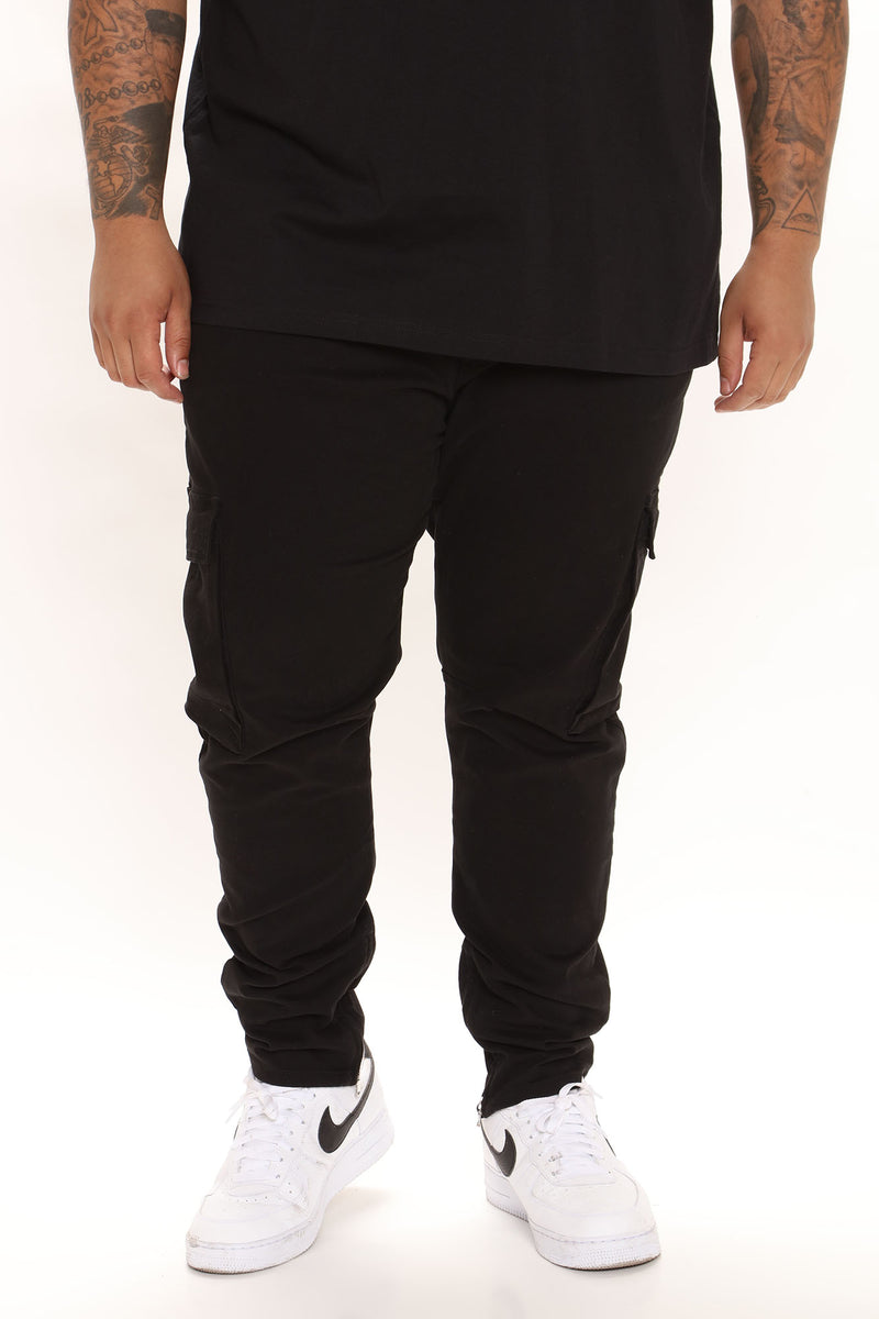 Zane Cargo Pants - Black | Fashion Nova, Mens Pants | Fashion Nova