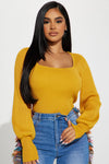 Higher Love Sweater - Mustard