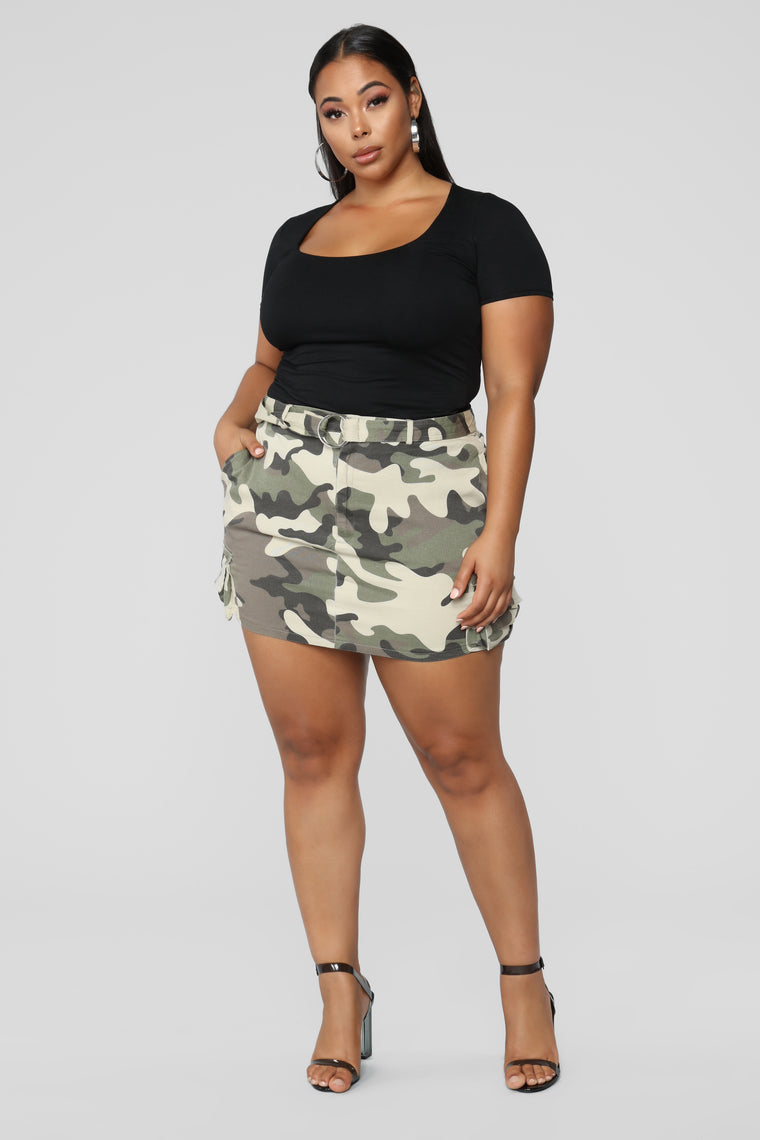 Survivor Camo Skirt - Light Olive – Fashion Nova