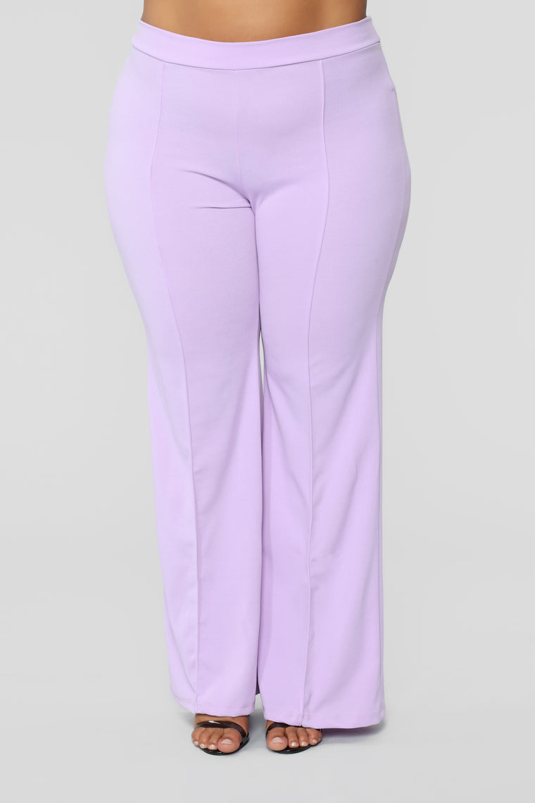 Victoria High Waisted Dress Pants Lavender Fashion Nova 6694