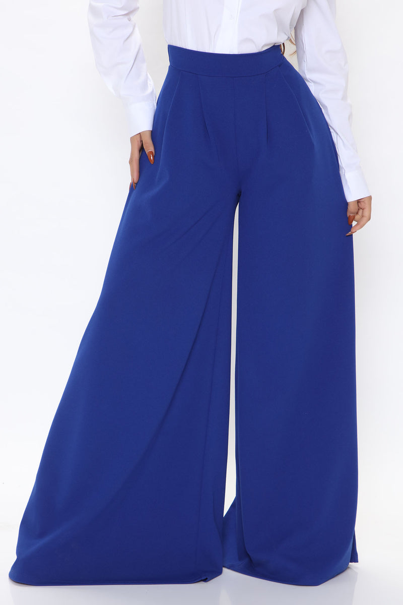 Make An Entrance Wide Leg Pants 33 - Royal | Fashion Nova, Pants ...