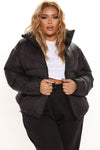 City Streets Puffer Jacket - Black