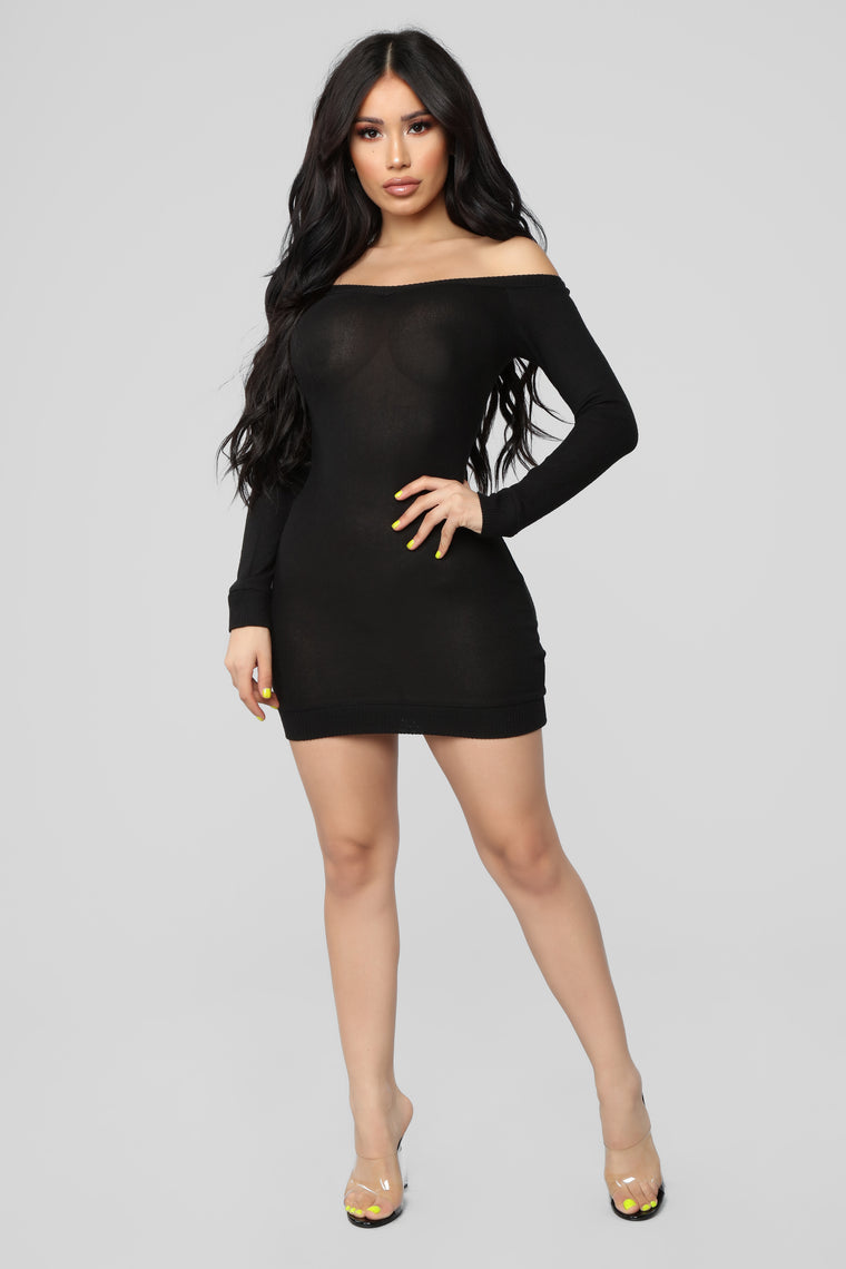 fashion nova off shoulder dress