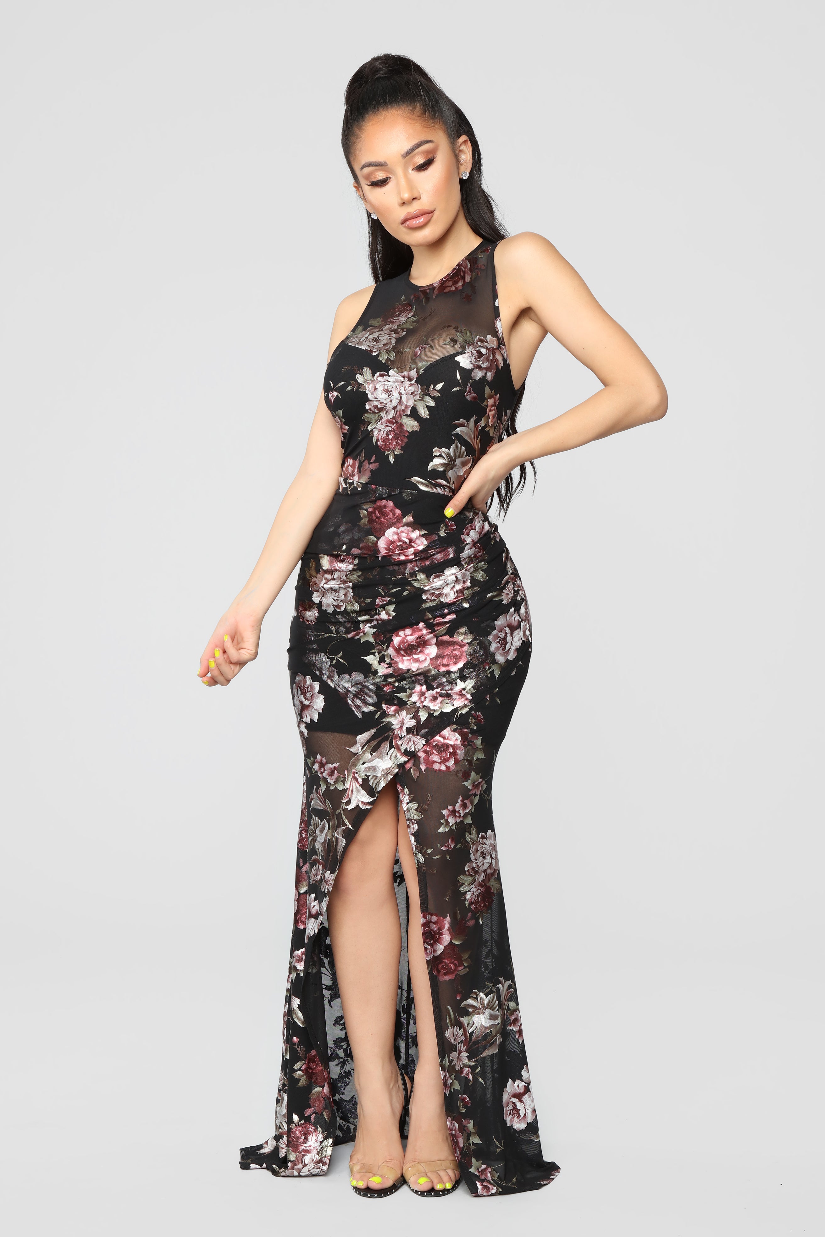 Summer Date  Night Dress  Black 