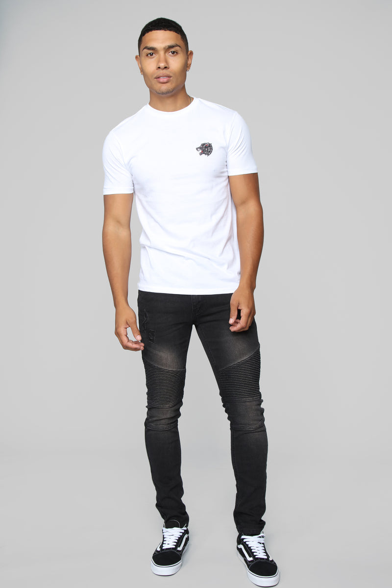 Howling Short Sleeve Tee - White | Fashion Nova, Mens Tees & Tanks ...