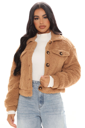 Night Of Fun Faux Fur Coat - Chocolate, Fashion Nova, Jackets & Coats