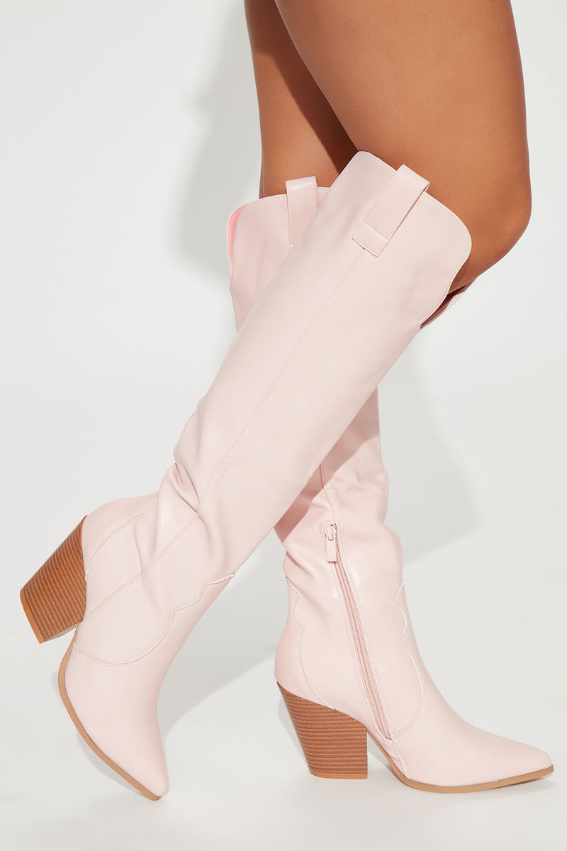 Callie Cowboy Boots - Pink | Fashion Nova, Shoes | Fashion Nova
