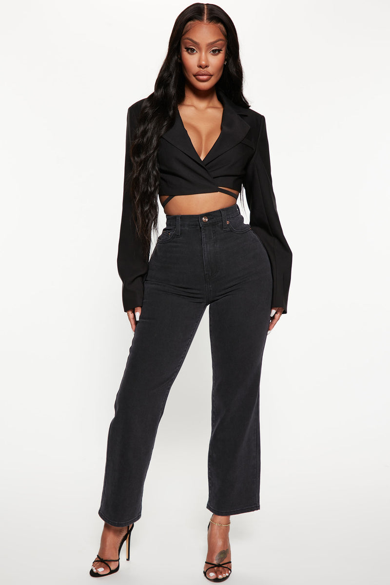 Everlasting Straight Leg Jeans - Black | Fashion Nova, Jeans | Fashion Nova