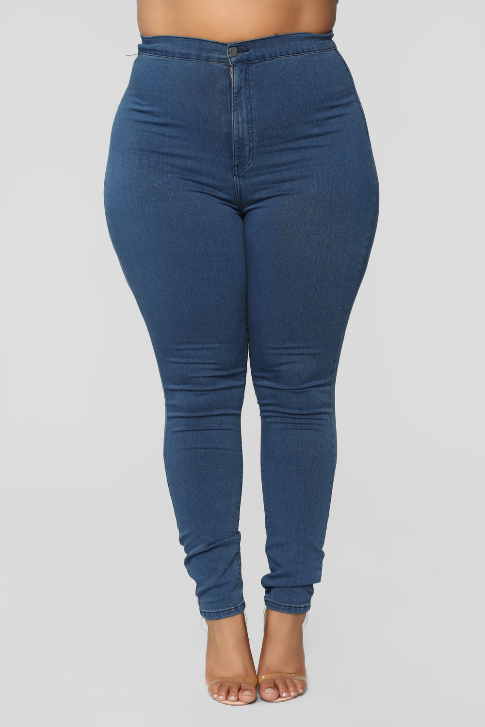 Squat Up Jeans - Medium Blue