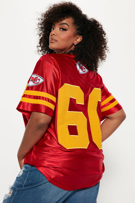 Lulu Grace Designs Kansas City Chiefs Inspired Glitter Top: NFL Football Fan Gear & Apparel L / Unisex Tee