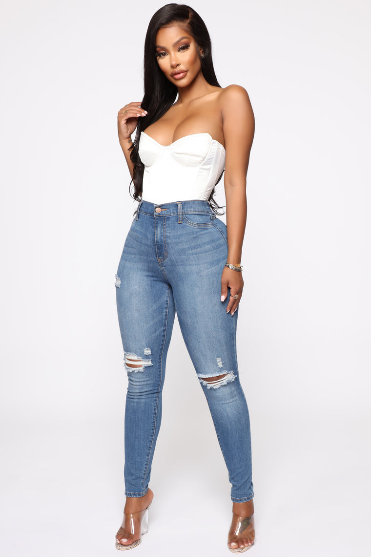 light blue jeans plus size