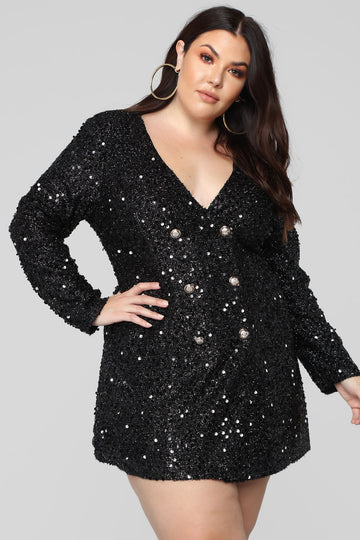 black sparkly dress size 18