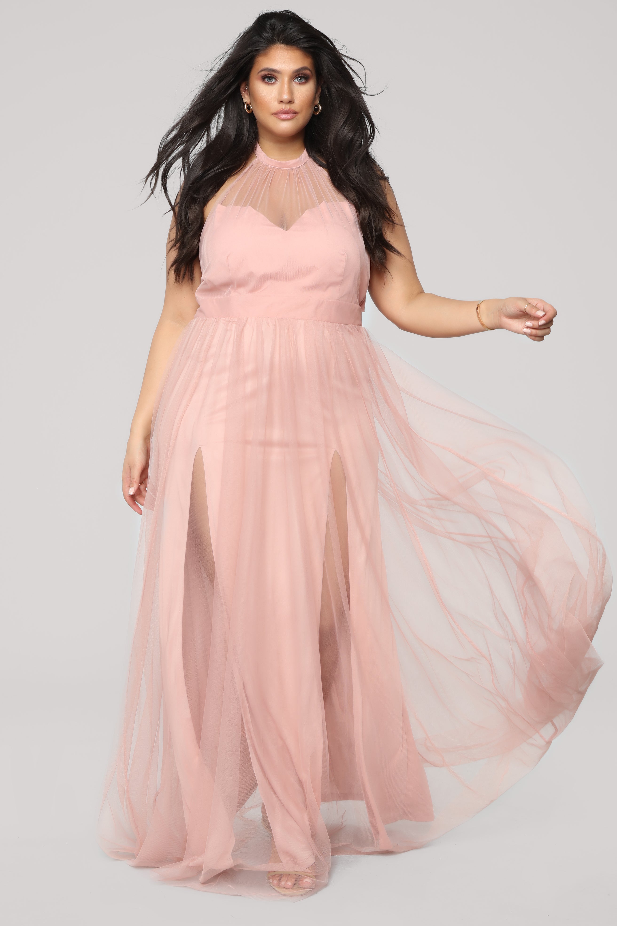 Off The Tulle Gown - Blush – Fashion Nova