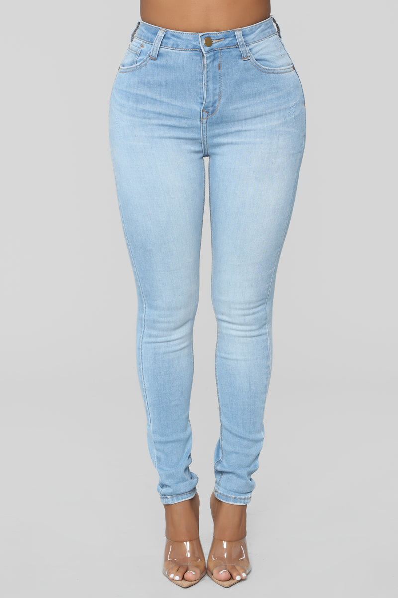 Andres Ankle Jeans - Light Blue Wash | Fashion Nova, Jeans | Fashion Nova