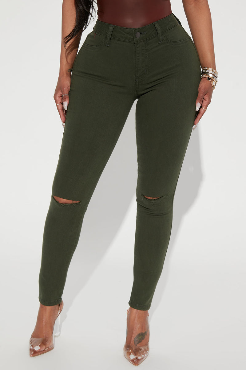 Canopy Jeans - Olive | Fashion Nova, Jeans | Fashion Nova