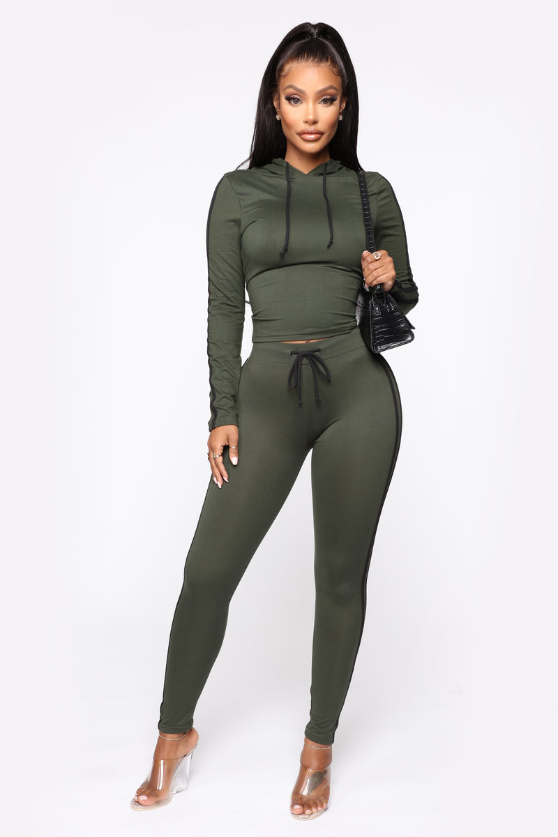 Tennis Courts III Set - Olive | Fashion Nova, Lounge Sets | Fashion Nova