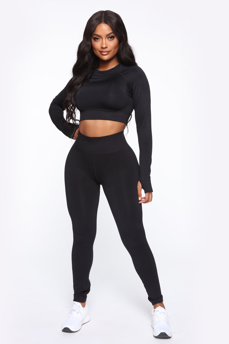 Hype Active Long Sleeve In Infinity Seamless - Black | Fashion Nova ...