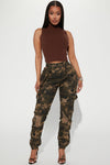 Get On My Level Cargo Pants - Camouflage