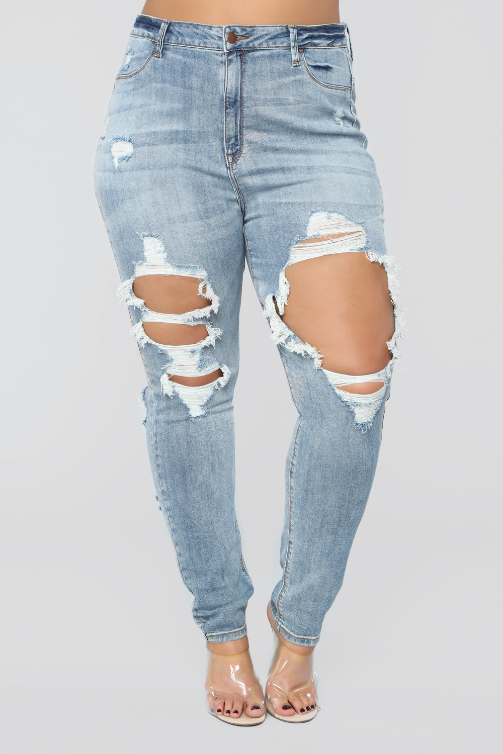 Know This High Rise Jeans - Light