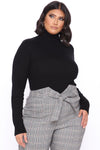 Tara Turtle Neck Sweater - Black