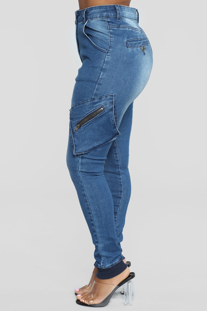 Pocket Change Jeans - Medium Blue Wash | Fashion Nova, Jeans | Fashion Nova
