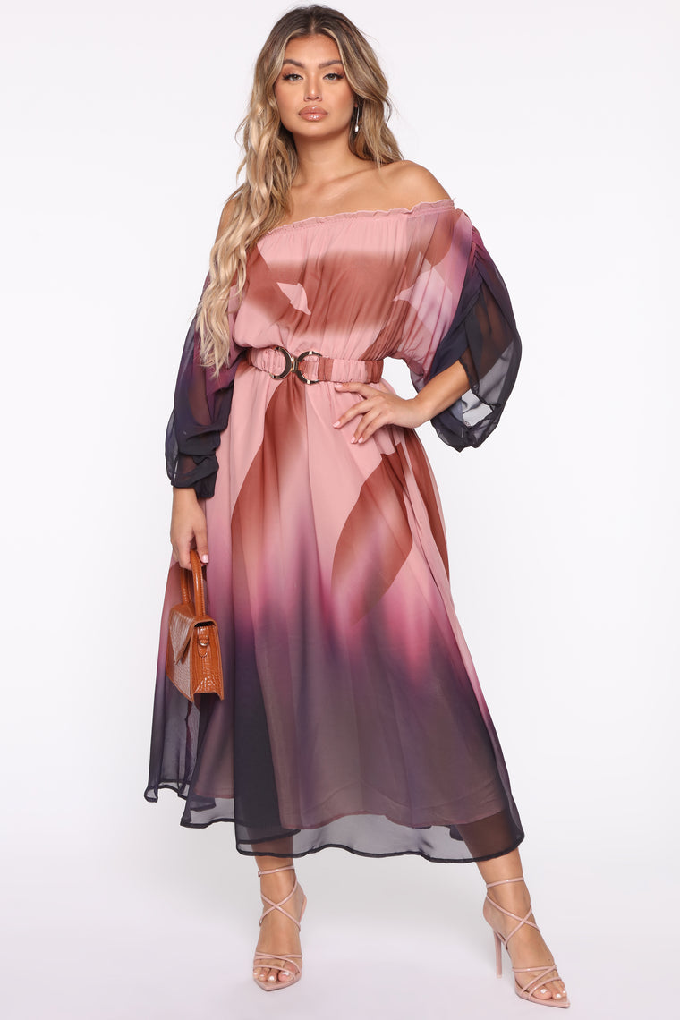 olivia full midi dress