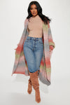 Mood Ring Open Front Cardigan - Multi Color