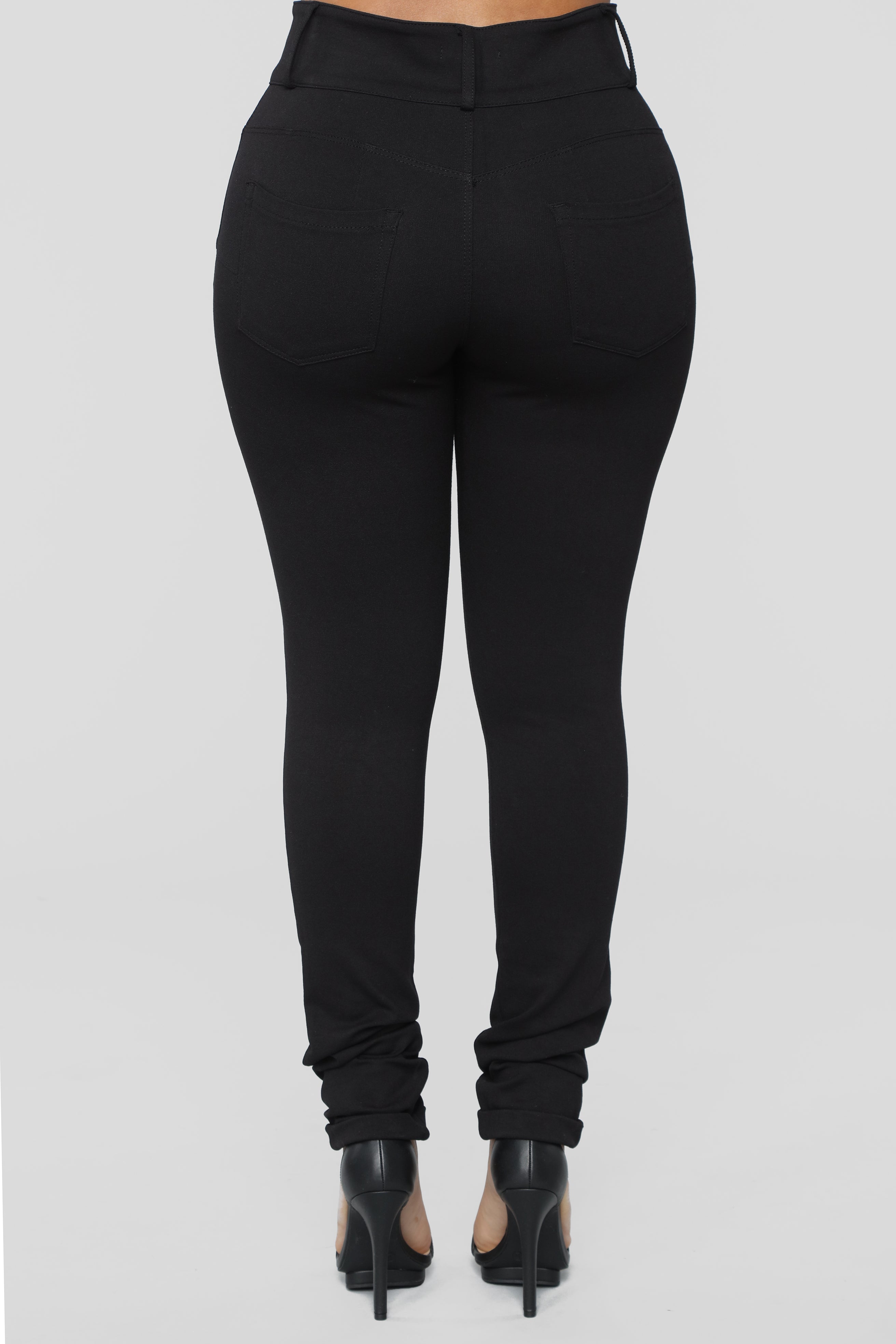 It Is Real Booty Lifting Ponte Pants - Black – Fashion Nova